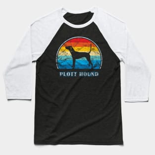 Plott Hound Vintage Design Dog Baseball T-Shirt